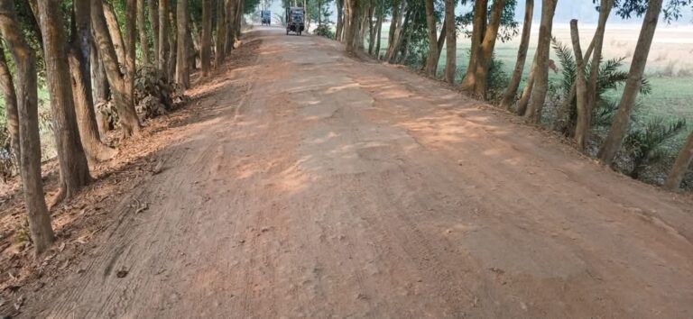 পরশুরামে বাউরপাথর গ্ৰামের রাস্তার বেহাল দশা, চলাফেরায় দুর্ভোগ ১৫ হাজার মানুষের