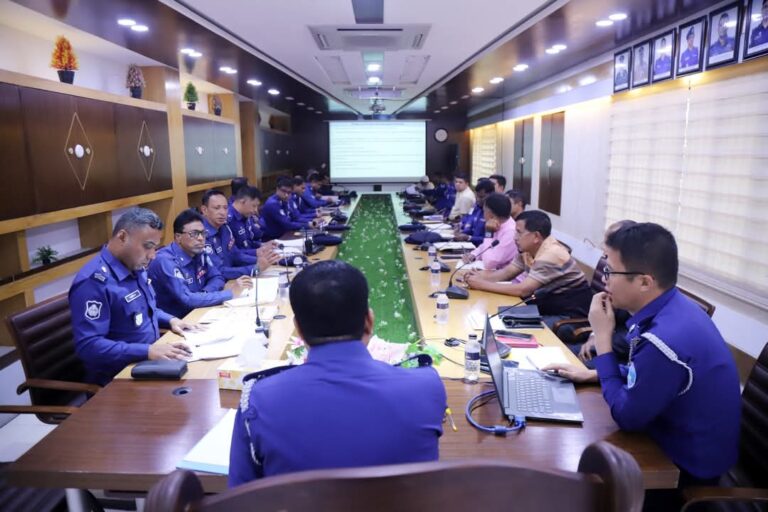 ফেনী জেলা পুলিশ এর মাসিক অপরাধ পর্যালোচনা সভা অনুষ্ঠিত