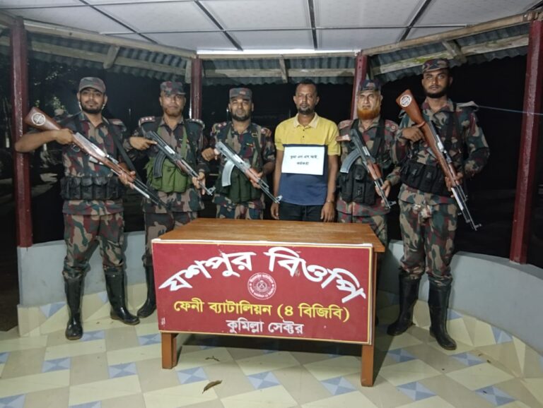 ফেনীর ছাগলনাইয়া সীমান্তে ভুয়া এনএসআই সদস্য আটক