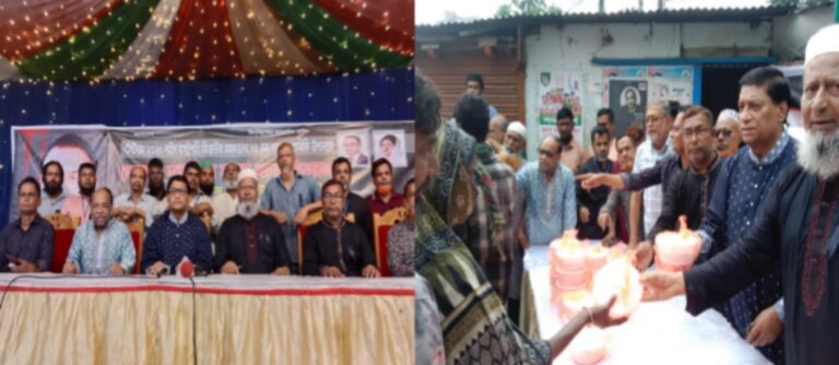 শহীদ রাষ্ট্রপতি জিয়াউর রহমানের ৪৪ তম শাহাদাত বার্ষিকী উপলক্ষে দোয়া ও দুঃস্থদের মাঝে খাদ্য বিতরণ