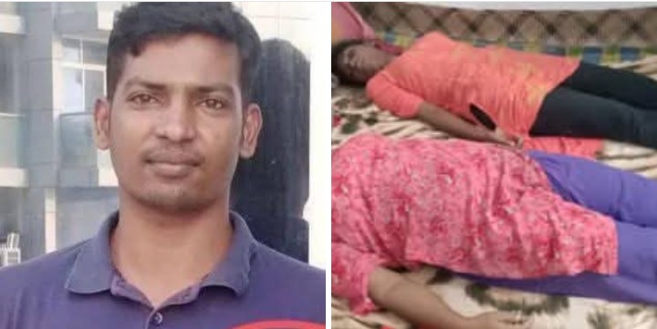 স্ত্রী ও কন্যাকে হত্যার অভিযোগে এক ঘাতককে আটক করে ছাগলনাইয়ায় পুলিশে সোপর্দ করেছে এলাকাবাসী