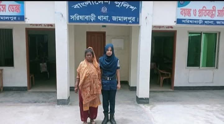 জামালপুরের সরিষাবাড়ীতে মাদক ব্যবসায়ী নারী আটক, উদ্ধার হয়েছে ট্যাবলেট ও গাজা