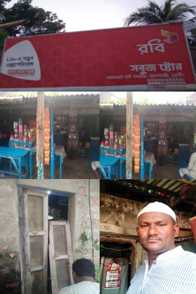 আমজাদ হাট বাজারে দোকান চুরিতে দোকান মালিক সর্বস্বান্ত