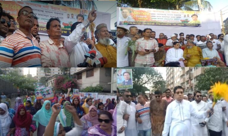 যাত্রাবাড়ী ৪৯ নং ওয়ার্ডে আলহাজ্ব নবী উল্যাহ নবী উঠান বৈঠক ও নির্বাচনী প্রচারণা