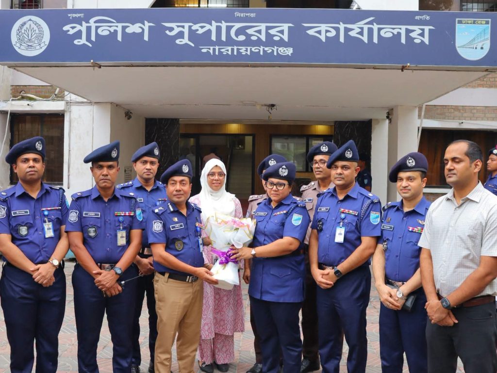 নারায়ণগঞ্জের নতুন পুলিশ সুপার হিসেবে যোগ দিলেন হাবিবুর রহমান