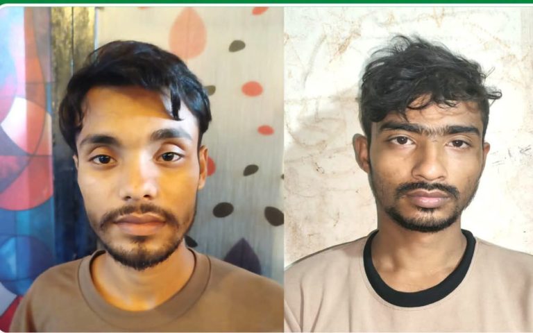 চৌদ্দগ্রামে আবদুল্লাহ হোটেল সৈয়দপুর গাঁজাসহ দুই মাদক কারবারি আটক