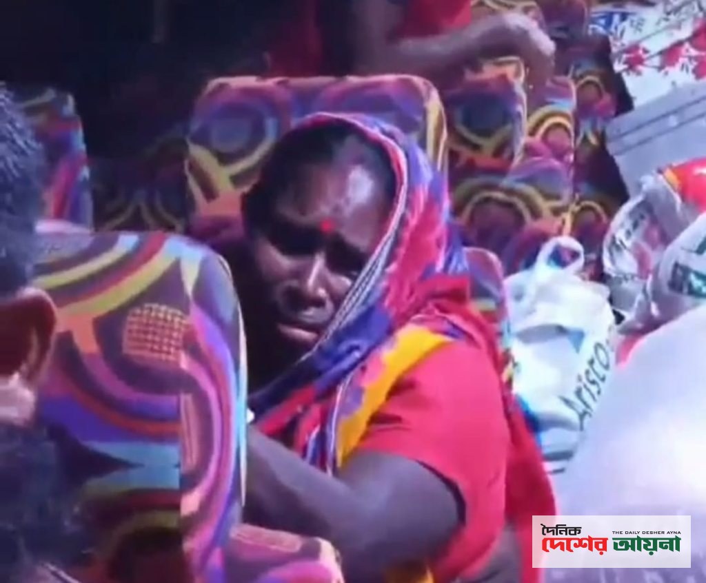 শ্যামনগরে ভাটার দাদনে টাকা নিয়েছে ছেলে, ছেলেকে না পেয়ে মাকে উঠিয়ে নিয়ে গেল ভাটার সর্দার