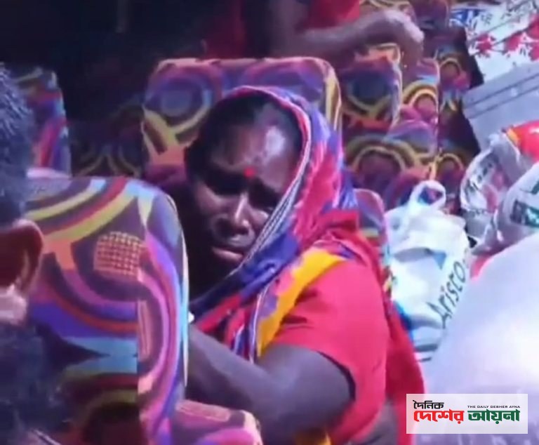 শ্যামনগরে ভাটার দাদনে টাকা নিয়েছে ছেলে, ছেলেকে না পেয়ে মাকে উঠিয়ে নিয়ে গেল ভাটার সর্দার