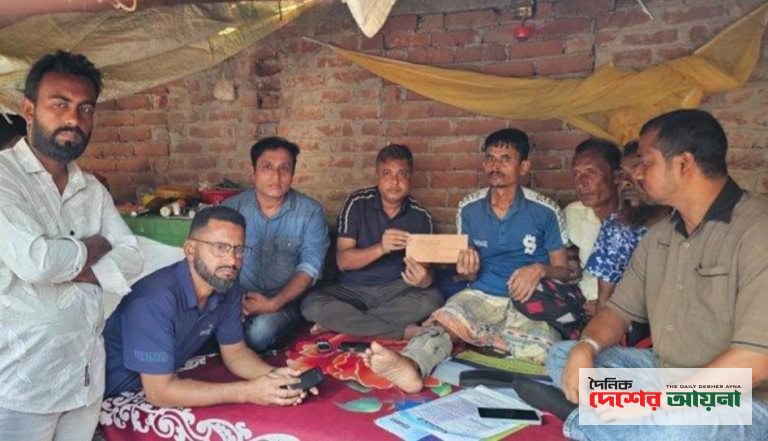 ধামইরহাটে অসুস্থ যুবদল নেতার চিকিৎসার দায়িত্ব নিলেন আখরাজুল ইসলাম