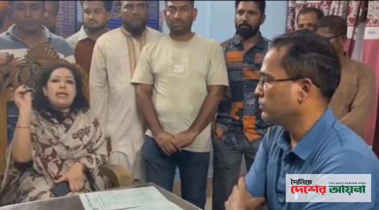 আপনি তো বিরাট আওয়ামী লীগ ছিলেন সরাইল থানায় রুমিন ফারহানা ও ওসির তীব্র বাগ্বিতণ্ডা