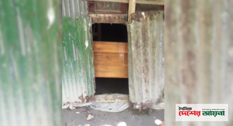 পরশুরামে সাংবাদিক এম. এ. কাজী আজিমের বসতঘরের টিন কেটে চুরির চেষ্টার অভিযোগ