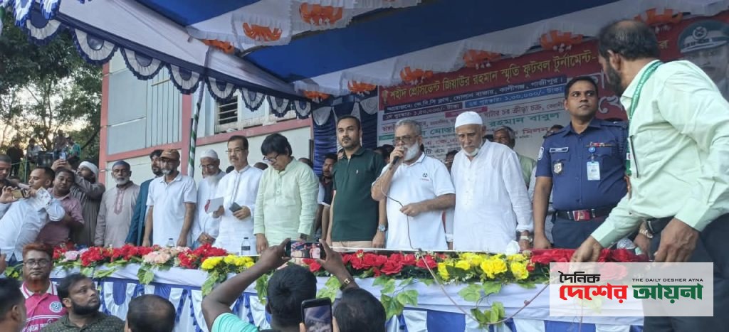 খেলাধুলা যুবসমাজকে মাদক ও বিভিন্ন সামাজিক অপরাধ থেকে দূরে রাখতে সহায়তা করে- ফজলুল হক মিলন, এমপি