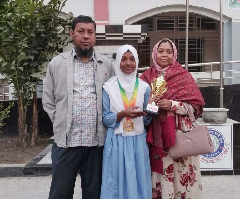 জাতীয় কাবাডিতে চ্যাম্পিয়ন জারিন তাসনিম, পরিবার-শিক্ষক-সহপাঠীদের মধ্যে আনন্দ